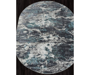 Ковер 02463H - BLUE / GREY - Овал - коллекция SAFARI