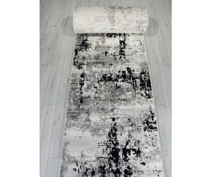 Ковер F282 - DARK GRAY - Дорожка - коллекция PALERMO