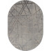 Ковер F478 - GRAY-BEIGE - Овал - коллекция LIMAN