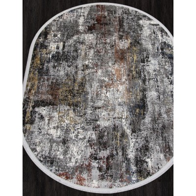 Ковер SI021M - MULTI / GREY - Овал - коллекция LISSABON