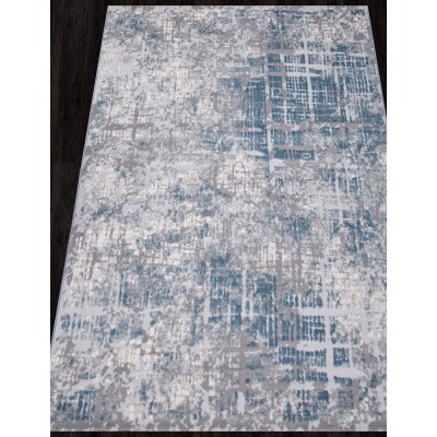 Ковер V128A - D.GREY SHRINK / L.BLUE HEATSET - Прямоугольник - коллекция VALENTINO