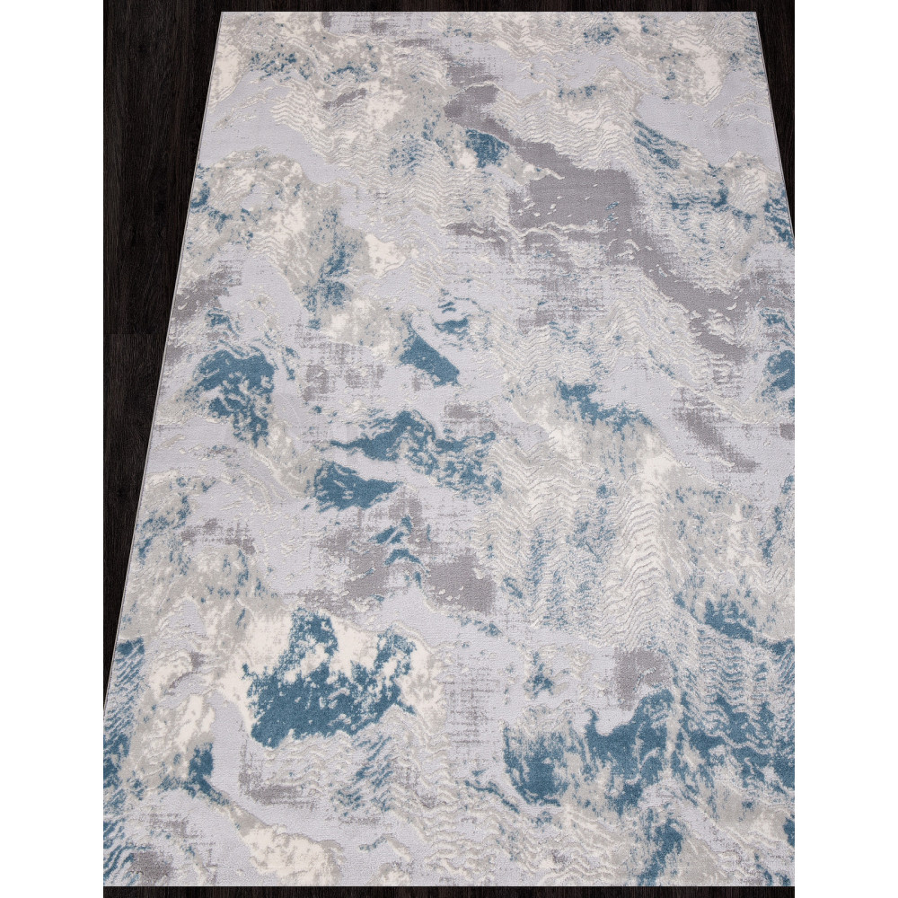 Ковер M018A - D.GREY SHRINK / L.BLUE HEATSET - Прямоугольник - коллекция VALENTINO Ковер M018A - D.GREY SHRINK / L.BLUE HEATSET - Прямоугольник - коллекция VALENTINO