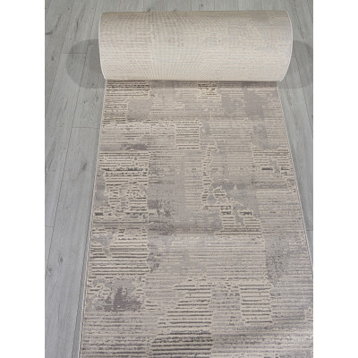Ковер F168 - CREAM-GRAY - Дорожка - коллекция LIMAN