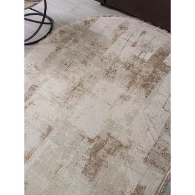 Ковер 35984Z - CREAM / CREAM - Овал - коллекция MELODY