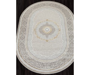 Ковер GL090E - BROWN / BROWN - Овал - коллекция NENSI