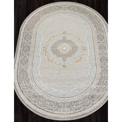 Ковер GL090E - BROWN / BROWN - Овал - коллекция NENSI