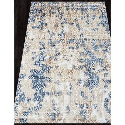 Ковер O1699 - 630 CREAM / BLUE - Прямоугольник - коллекция ANTEP