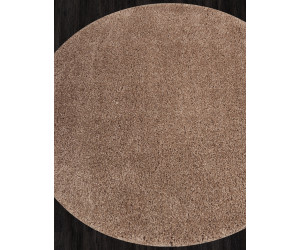 Ковер L001 - LIGHT BROWN - Круг - коллекция SHAGGY TREND