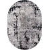 Ковер F282 - DARK GRAY - Овал - коллекция PALERMO