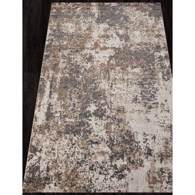 Ковер M028A - CREAM / GRAY - Прямоугольник - коллекция SIESTA