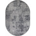 Ковер F281 - DARK GRAY - Овал - коллекция PALERMO