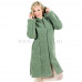 Пальто женское "Лина", зеленый мох