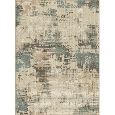 Ковер G230 - BEIGE-BLUE - Прямоугольник - коллекция DONA