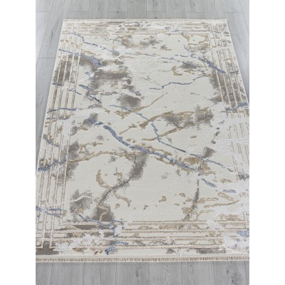 Ковер 27243A - GRY / NAVY - Прямоугольник - коллекция MOSSO