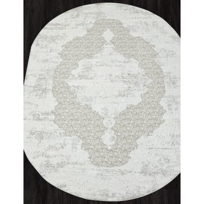 Ковер GL025A - BROWN / BROWN - Овал - коллекция NENSI