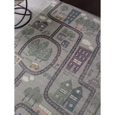 Ковер LM21 - CREAM-GRAY - Прямоугольник - коллекция PRISMA