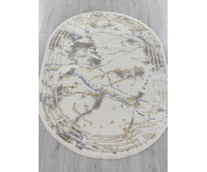 Ковер 27243A - GRY / BLUE - Овал - коллекция MOSSO