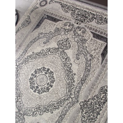 Ковер 3098G - GREY / GREY - Прямоугольник - коллекция LORA