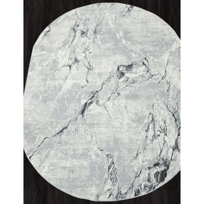 Ковер GL071G - GREY / GREY - Овал - коллекция NENSI