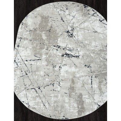 Ковер GL039D - BROWN / BROWN - Овал - коллекция NENSI