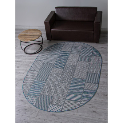 Ковер S160 - BLUE - Овал - коллекция KAIR