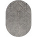 Ковер F480 - GRAY-BEIGE - Овал - коллекция LIMAN