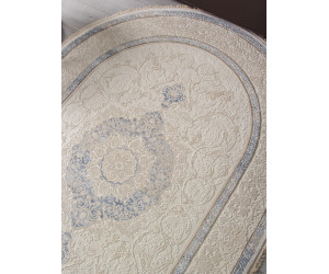 Ковер 30950U - CREAM / CREAM - Овал - коллекция JASMINE