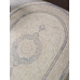 Ковер 30950U - CREAM / CREAM - Овал - коллекция JASMINE