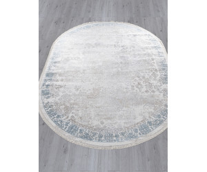 Ковер L252A - CREAM SHRINK / BLUE FDY - Овал - коллекция EFSAN