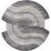 Ковер 00836G - GREY / GREY - Круг - коллекция SAFIR