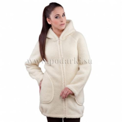 Пальто женское "Доти", белый 12400