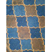 Ковер 21023.102 HANZADE - Голубой - Круг - коллекция Decovilla