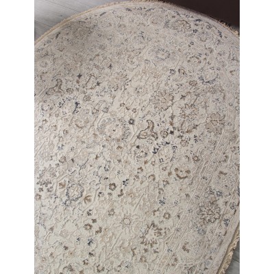 Ковер 35981Z - CREAM / CREAM - Овал - коллекция JASMINE