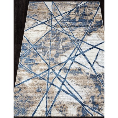 Ковер O1702 - 630 CREAM / BLUE - Прямоугольник - коллекция ANTEP