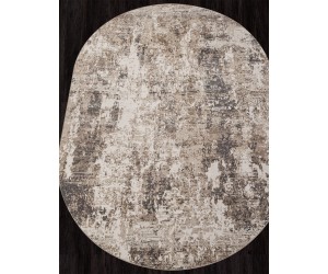 Ковер M031A - CREAM / WHITE - Овал - коллекция SIESTA