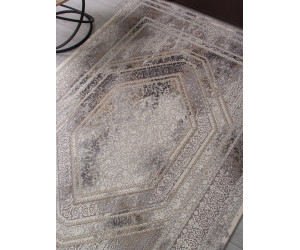 Ковер 00524 - GREY / CREAM - Прямоугольник - коллекция DUBAI