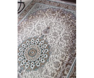 Ковер F605 - GREEN-BLUE - Прямоугольник - коллекция HALIF