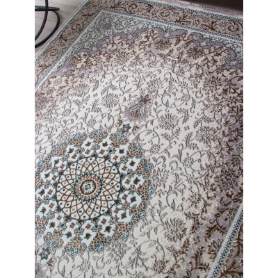 Ковер F605 - GREEN-BLUE - Прямоугольник - коллекция HALIF