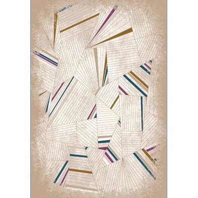 Ковер PN042B - BROWN / BROWN - Прямоугольник - коллекция PANAMA