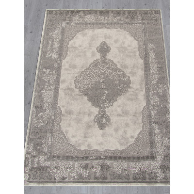 Ковер F163AQ - GREY / D.GREY - Прямоугольник - коллекция SIROCCO