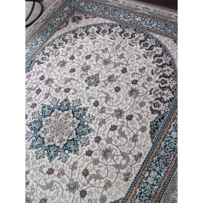 Ковер F639 - GREEN-BLUE - Прямоугольник - коллекция HALIF