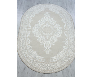 Ковер E830AF - BEIGE / CREAM - Овал - коллекция SIROCCO
