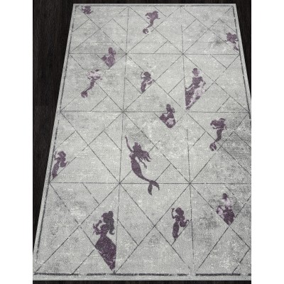 Ковер SV18 - GRAY-PINK - Прямоугольник - коллекция SOFIT