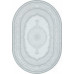 Ковер E364AP - GREY / WHITE - Овал - коллекция SIROCCO