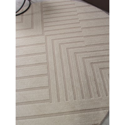 Ковер F438 - LIGHT CREAM - Овал - коллекция DIOS