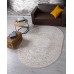 Ковер 04089A - CREAM HB / LIGHT GRI HB - Овал - коллекция NOVA Ковер 04089A - CREAM HB / LIGHT GRI HB - Овал - коллекция NOVA