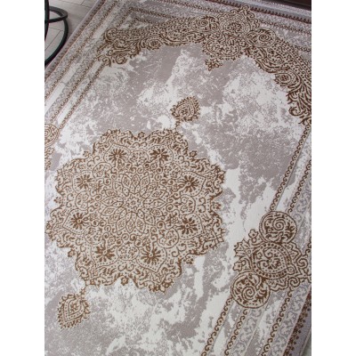 Ковер F580 - GRAY-GREEN - Прямоугольник - коллекция HALIF