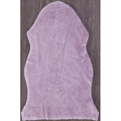 Ковер Sheepskin 55x95 - сиреневый - Прямоугольник - коллекция Мутон Sheepskin