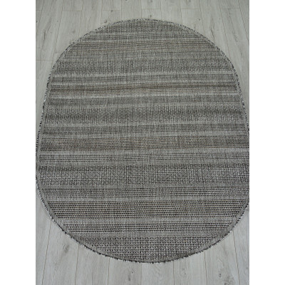 Ковер S157 - DARK GRAY - Овал - коллекция KAIR