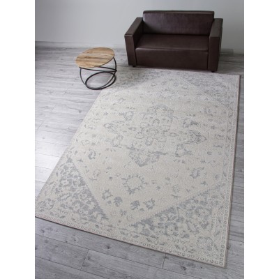 Ковер F530 - CREAM-BLUE - Прямоугольник - коллекция DONA